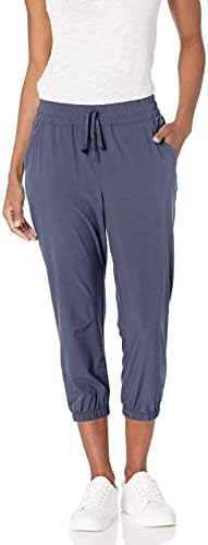 Amazon Essentials Women's Performance Stretch Woven Crop Jogger Pant