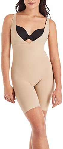 Maidenform Womens Firm Control Open-Bust Body Shaper, Wear Your Own Bra Adjustable Shapewear