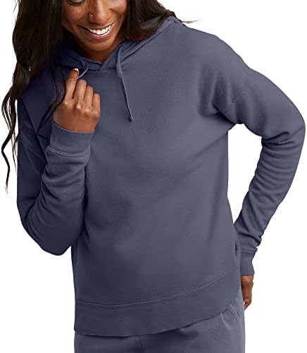 Hanes Women's Originals Garment Dyed Hoodie, Hooded Sweatshirt, Vintage Washed Pullover