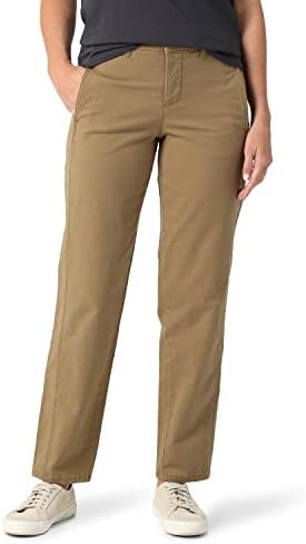 Lee Women's Ultra Lux Mid Rise Relaxed Straight Leg Pant