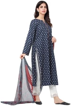 edenrobe Women's Stitched Indian Pakistani Salwar Kameez Ready to wear for Party – Ethnic Punjabi Suit for women - 3Pc-D