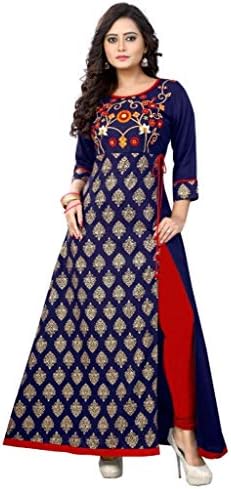 ziya Readymade Cotton Long Women Dress Kurti for Women Formal & Party Wear 96