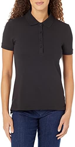 Amazon Essentials Women's Short-Sleeve Polo Shirt (Available in Plus Size)