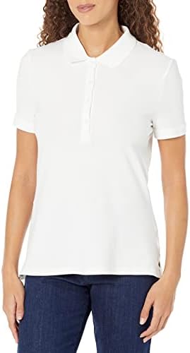 Amazon Essentials Women's Short-Sleeve Polo Shirt (Available in Plus Size)