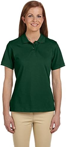 Harriton Ladies Ringspun Cotton Piqué Short-Sleeve Polo