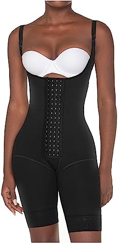 MARIAE FAJAS Tummy Control Shapewear Bodysuit Colombian Open Bust Body Shaper