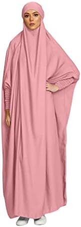 RLLJS Women Muslim Dress Ramadan One Piece Prayer Garment Hijab Abaya Dubai Islam Robe African Turkey Caftan