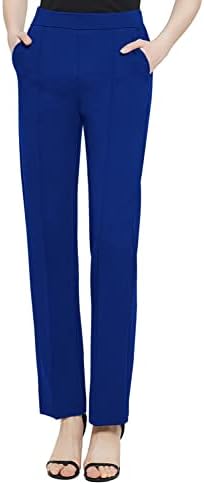 Urban CoCo Women's Yoga Dress Pants Stretchy Casual Slacks Straight Leg Work Pants with Pockets