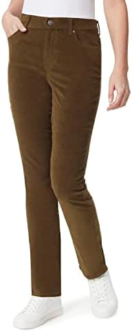 Gloria Vanderbilt Women's Plus Size Amanda Corduroy Slim High Rise Pant