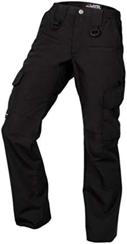 LA Police Gear Women's Operator Pant with 8 Pockets and Elastic Waist