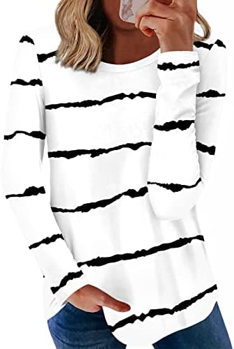 LONGYUAN Womens Long Sleeve Fashion Tunic Tops Casual Vneck Shirts Dressy Blouses