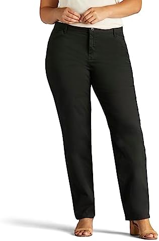 Lee Women's Plus Size Relaxed Fit All Day Straight Leg Pant