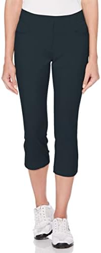 PGA TOUR Women's 22" Tech Capri Golf Pants with Comfort Stretch Waistband - Size 2 - 18 Plus