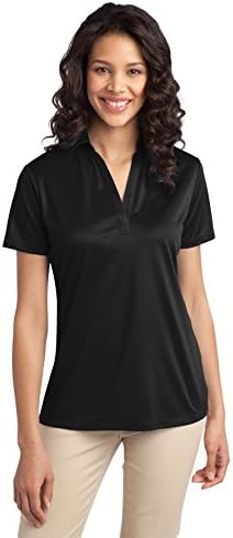 Port Authority Ladies Silk Touch Performance Polo. L540 Black