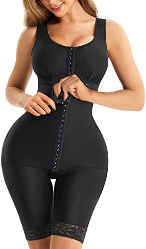 REYEOGO Bra Shapewear for Women Tummy Control Bodysuit Waist Trainer Full Body Shaper Faja Colombianas Compression Garments