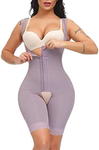 SPARSHINE Shapewear for Women Tummy Control Fajas Colombianas Body Shaper Open Bust Bodysuit For Women Waist Trainer