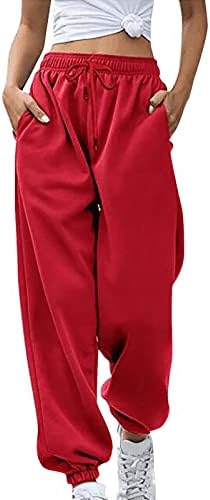 Sweatpants Women Joggers High Waisted Baggy Sweat Pants 2023 Fall Winter Loose Jogger Pants Trousers with Pockets
